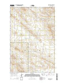 Union School Montana Current topographic map, 1:24000 scale, 7.5 X 7.5 Minute, Year 2014