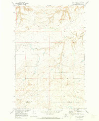 Uphill Creek Montana Historical topographic map, 1:24000 scale, 7.5 X 7.5 Minute, Year 1970
