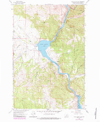 Upper Holter Lake Montana Historical topographic map, 1:24000 scale, 7.5 X 7.5 Minute, Year 1962