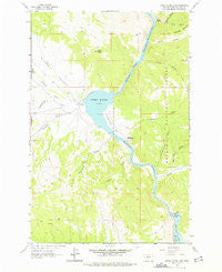 Upper Holter Lake Montana Historical topographic map, 1:24000 scale, 7.5 X 7.5 Minute, Year 1962