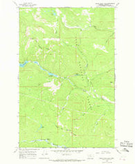 Upper Jocko Lake Montana Historical topographic map, 1:24000 scale, 7.5 X 7.5 Minute, Year 1965