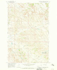 Upper Magpie Reservoir Montana Historical topographic map, 1:24000 scale, 7.5 X 7.5 Minute, Year 1967