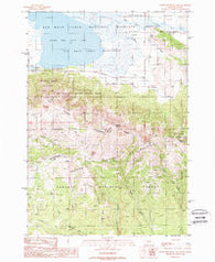 Upper Red Rock Lake Montana Historical topographic map, 1:24000 scale, 7.5 X 7.5 Minute, Year 1988
