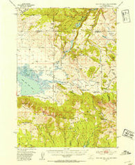 Upper Red Rock Lake Montana Historical topographic map, 1:62500 scale, 15 X 15 Minute, Year 1950