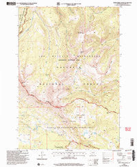 Upper Tepee Basin Montana Historical topographic map, 1:24000 scale, 7.5 X 7.5 Minute, Year 2000