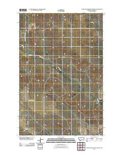 Upper Cracker Box School Montana Historical topographic map, 1:24000 scale, 7.5 X 7.5 Minute, Year 2011