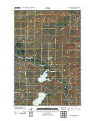 Upper Glaston Lake Montana Historical topographic map, 1:24000 scale, 7.5 X 7.5 Minute, Year 2011