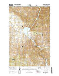 Upper Holter Lake Montana Current topographic map, 1:24000 scale, 7.5 X 7.5 Minute, Year 2014