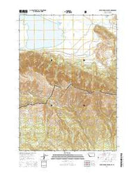 Upper Red Rock Lake Montana Current topographic map, 1:24000 scale, 7.5 X 7.5 Minute, Year 2014