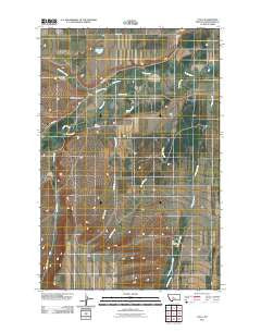 Utica Montana Historical topographic map, 1:24000 scale, 7.5 X 7.5 Minute, Year 2011