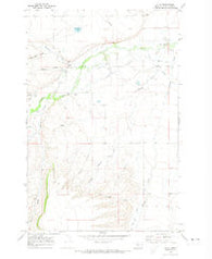 Utica Montana Historical topographic map, 1:24000 scale, 7.5 X 7.5 Minute, Year 1970