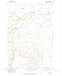 Utica Montana Historical topographic map, 1:24000 scale, 7.5 X 7.5 Minute, Year 1970