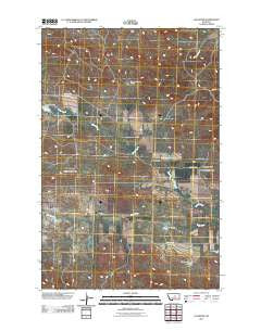 Valentine Montana Historical topographic map, 1:24000 scale, 7.5 X 7.5 Minute, Year 2011