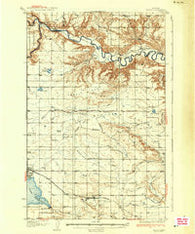 Valier Montana Historical topographic map, 1:62500 scale, 15 X 15 Minute, Year 1937