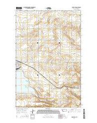 Valier East Montana Current topographic map, 1:24000 scale, 7.5 X 7.5 Minute, Year 2014