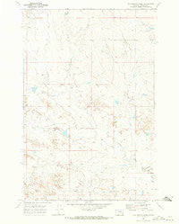 Van Burton Creek Montana Historical topographic map, 1:24000 scale, 7.5 X 7.5 Minute, Year 1969