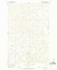 Van Dusen Spring Montana Historical topographic map, 1:24000 scale, 7.5 X 7.5 Minute, Year 1965