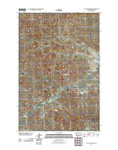 Van Dusen Spring Montana Historical topographic map, 1:24000 scale, 7.5 X 7.5 Minute, Year 2011