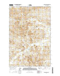Van Dusen Spring Montana Current topographic map, 1:24000 scale, 7.5 X 7.5 Minute, Year 2014