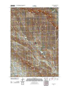Vananda Montana Historical topographic map, 1:24000 scale, 7.5 X 7.5 Minute, Year 2011