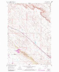 Vananda Montana Historical topographic map, 1:24000 scale, 7.5 X 7.5 Minute, Year 1960