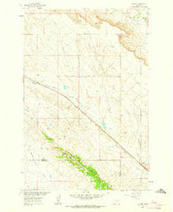 Vananda Montana Historical topographic map, 1:24000 scale, 7.5 X 7.5 Minute, Year 1960