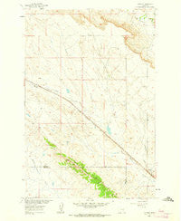 Vananda Montana Historical topographic map, 1:24000 scale, 7.5 X 7.5 Minute, Year 1960