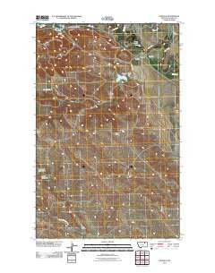 Vandalia Montana Historical topographic map, 1:24000 scale, 7.5 X 7.5 Minute, Year 2011