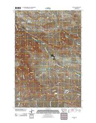 Vanstel Montana Historical topographic map, 1:24000 scale, 7.5 X 7.5 Minute, Year 2011