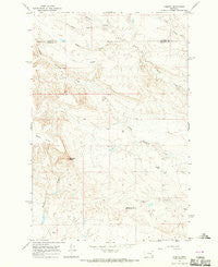 Vanstel Montana Historical topographic map, 1:24000 scale, 7.5 X 7.5 Minute, Year 1965