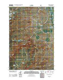 Varney Montana Historical topographic map, 1:24000 scale, 7.5 X 7.5 Minute, Year 2011