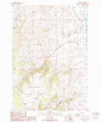 Varney Montana Historical topographic map, 1:24000 scale, 7.5 X 7.5 Minute, Year 1988