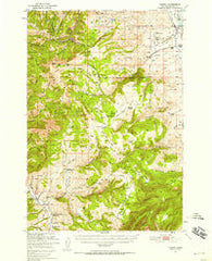 Varney Montana Historical topographic map, 1:62500 scale, 15 X 15 Minute, Year 1949