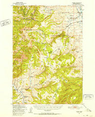 Varney Montana Historical topographic map, 1:62500 scale, 15 X 15 Minute, Year 1949