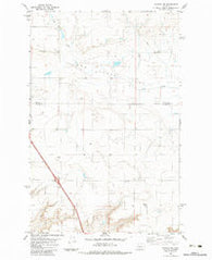 Vaughn NE Montana Historical topographic map, 1:24000 scale, 7.5 X 7.5 Minute, Year 1983