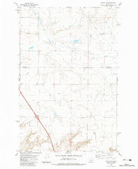 Vaughn NE Montana Historical topographic map, 1:24000 scale, 7.5 X 7.5 Minute, Year 1983