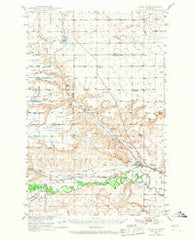 Vaughn Montana Historical topographic map, 1:62500 scale, 15 X 15 Minute, Year 1949