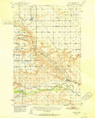 Vaughn Montana Historical topographic map, 1:62500 scale, 15 X 15 Minute, Year 1952