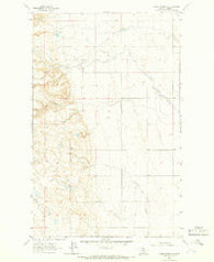 Vaver Reservoir Montana Historical topographic map, 1:24000 scale, 7.5 X 7.5 Minute, Year 1963