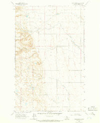 Vaver Reservoir Montana Historical topographic map, 1:24000 scale, 7.5 X 7.5 Minute, Year 1963