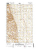 Vaver Reservoir Montana Current topographic map, 1:24000 scale, 7.5 X 7.5 Minute, Year 2014