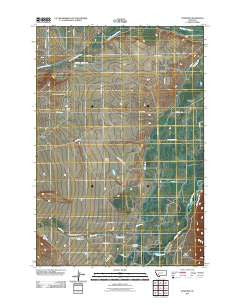 Vendome Montana Historical topographic map, 1:24000 scale, 7.5 X 7.5 Minute, Year 2011
