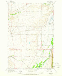 Vendome Montana Historical topographic map, 1:24000 scale, 7.5 X 7.5 Minute, Year 1963