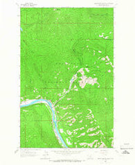 Vermiculite Mountain Montana Historical topographic map, 1:24000 scale, 7.5 X 7.5 Minute, Year 1963