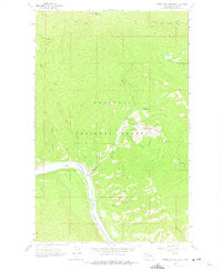 Vermiculite Mountain Montana Historical topographic map, 1:24000 scale, 7.5 X 7.5 Minute, Year 1963