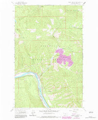Vermiculite Mountain Montana Historical topographic map, 1:24000 scale, 7.5 X 7.5 Minute, Year 1963