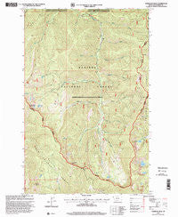 Vermilion Peak Montana Historical topographic map, 1:24000 scale, 7.5 X 7.5 Minute, Year 1997