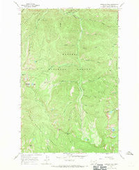 Vermilion Peak Montana Historical topographic map, 1:24000 scale, 7.5 X 7.5 Minute, Year 1966