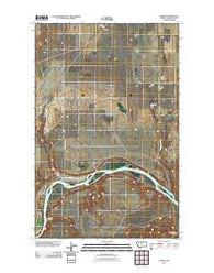 Verona Montana Historical topographic map, 1:24000 scale, 7.5 X 7.5 Minute, Year 2011