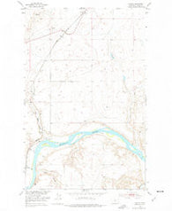 Verona Montana Historical topographic map, 1:24000 scale, 7.5 X 7.5 Minute, Year 1953